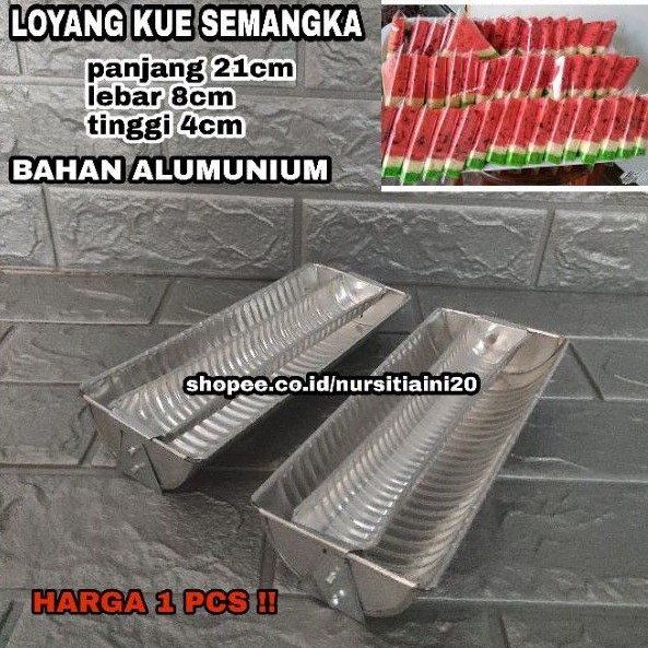 Loyang semangka setengah lingkaran - Loyang kue semangka - Loyang kue