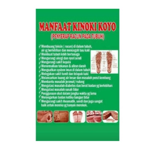 Detox Kaki Kinoki Gold Koyo Kaki Detox Herbal Original