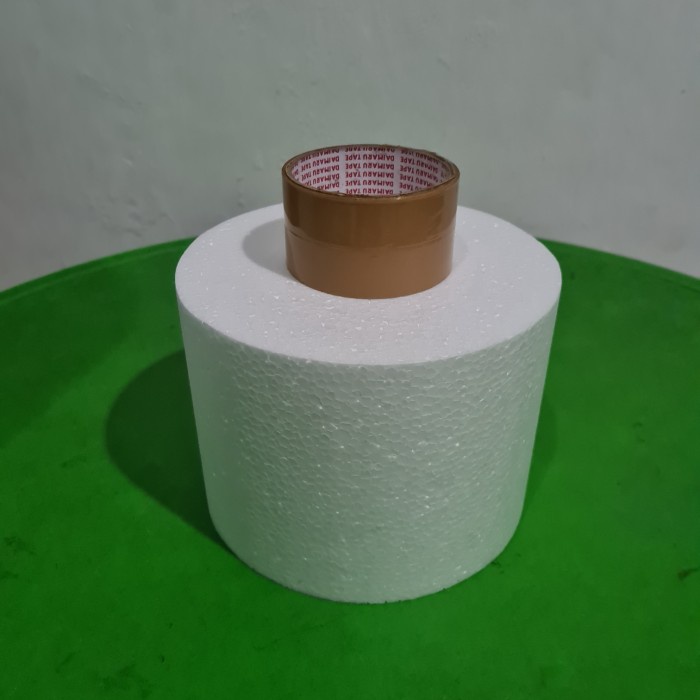 

Senikertas- D20X14Cm Gabus Styrofoam Bulat Dummy Cake -Kertas-Seni.