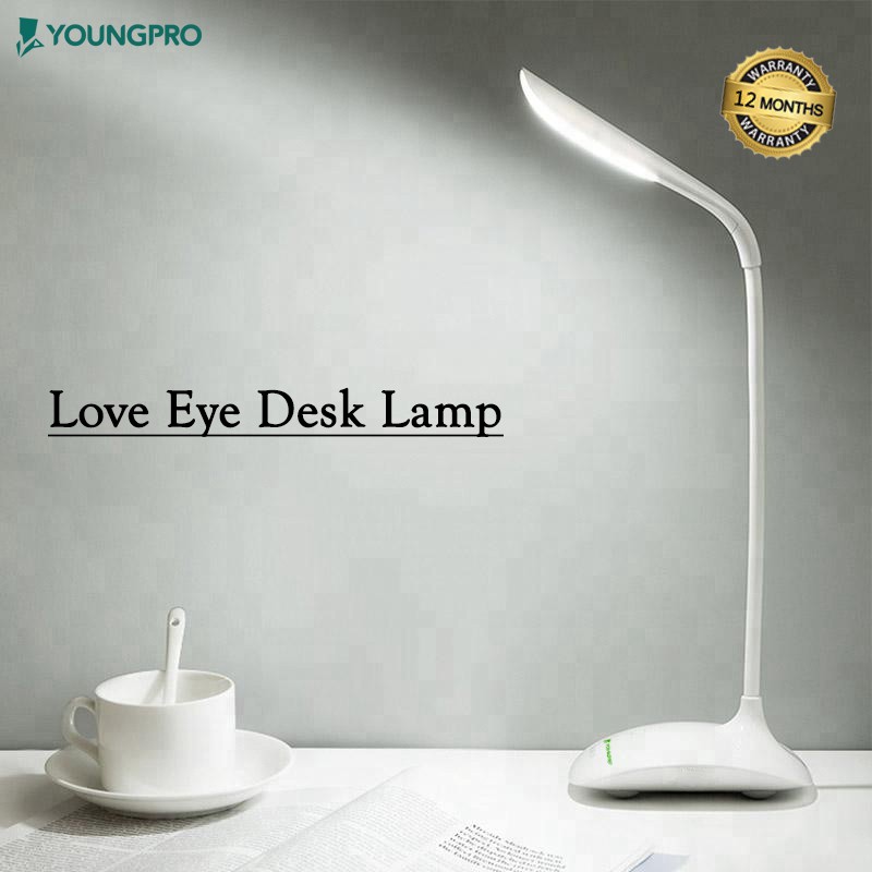 LED Usb Rechargeable Lampu Meja Belajar - Desk Lamp Reading Book Lamp YLE-01