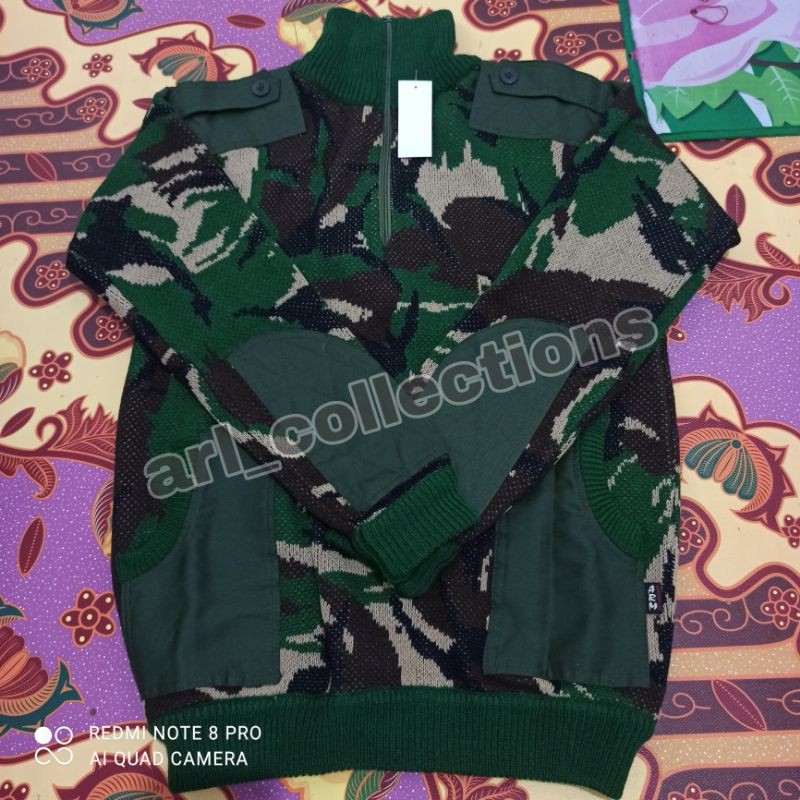 SWEATER RAJUT LORENG MALVINAS TNI JAKET SWETER ARMY