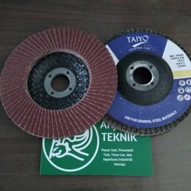 Amplas Sirip Flap Disc 4inch Taiyo #80