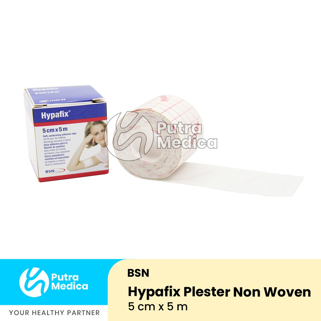 BSN Hypafix Plester Non Woven 5cm x 5m / Pembalut Penutup Luka