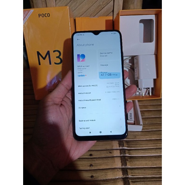 POCO M3 RAM 6 ROM 128 SECOND