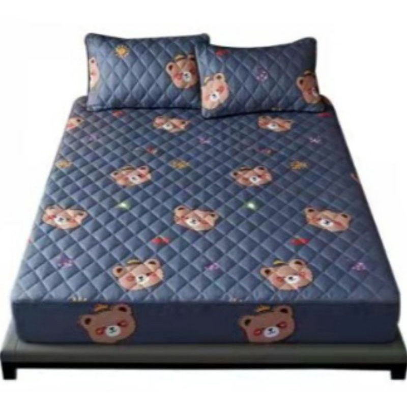SPREI WATERPROOF ANTI OMPOL 180x200x30-3