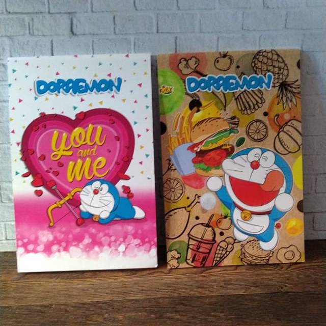 MEMO BUKU NOTEBOOK KARAKTER DORAEMON DAN BONEKA