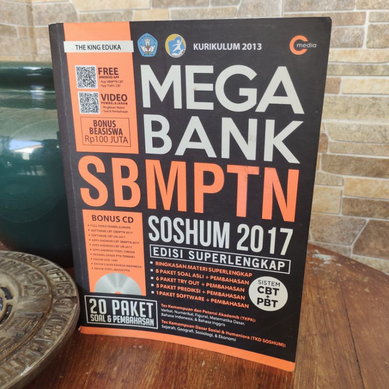 

THE KING EDUKA MEGA BANK SBMPTN SOSHUM 2017 EDISI SUPER LENGKAP 20 PAKET SOAL DAN PEMBAHASAN