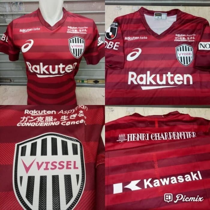 JERSEY BOLA VISSEL KOBE HOME 2019/2020 GRADE ORI import
