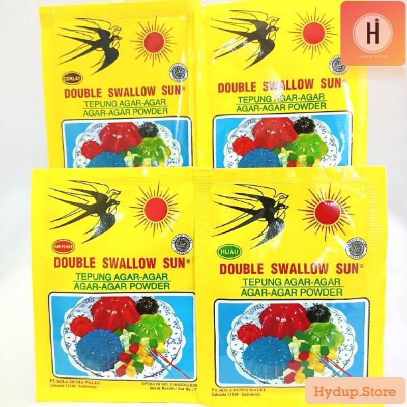

agar agar double swallow sun