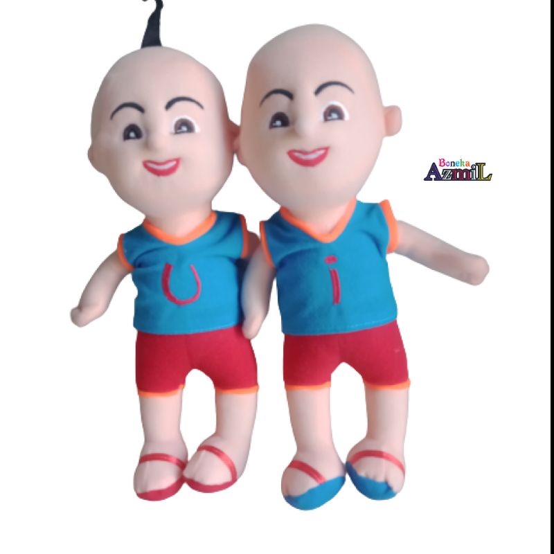 Boneka Upin Ipin sepasang 1 set/ harga sepasang