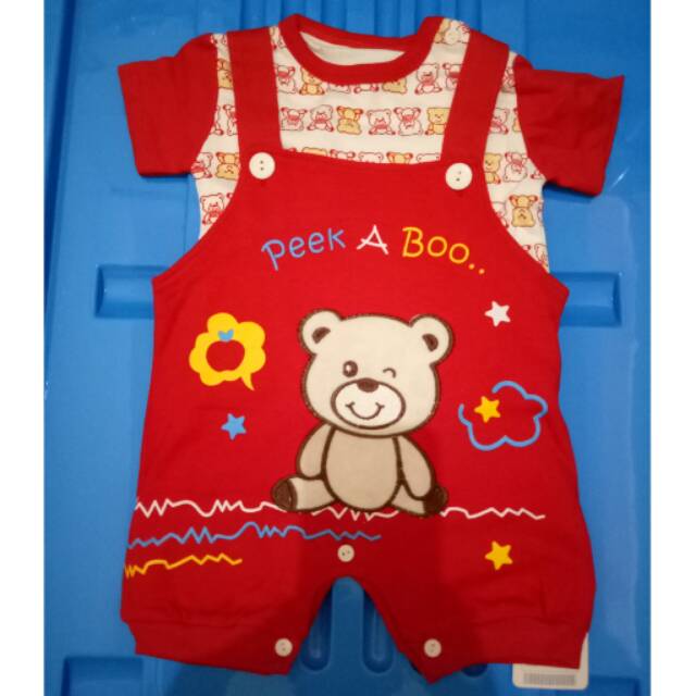 Baju jumper overall baju kodok 2pcs code S015