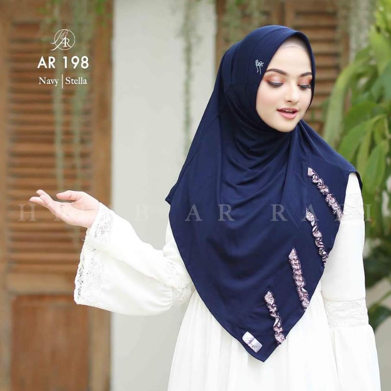 TERLARIS ✔️Hijab arrafi AR 198 hijab instan | INAYAHHIJAB-Navy