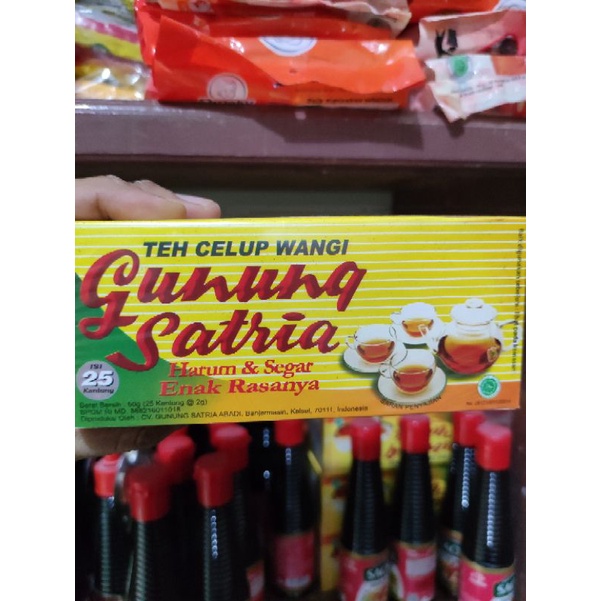 

Teh Gunung Satria Celup isi 25pcs