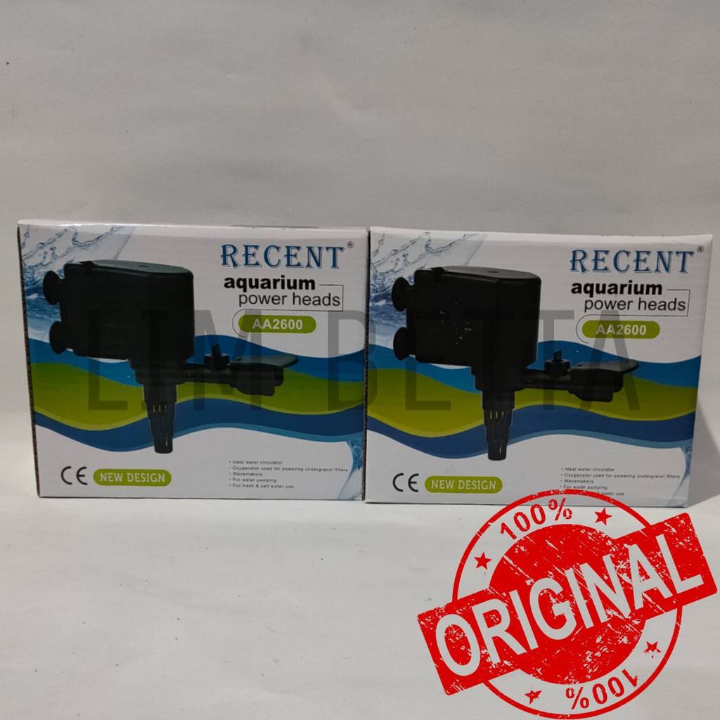 RECENT AA 2600 / POWER HEAD AQUARIUM / MESIN POMPA AQUARIUM
