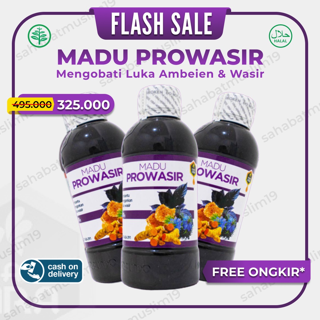 

Madu Prowasir Asli Herbal Mengobati Ambeien Wasir Obat Luka Benjolan Anus