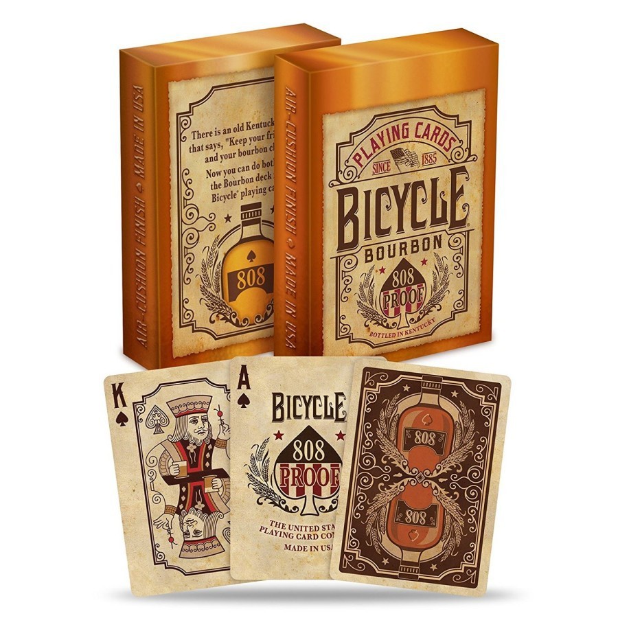 BICYCLE BOURBON PLAYING CARDS KARTU REMI IMPORT ORIGINAL USA