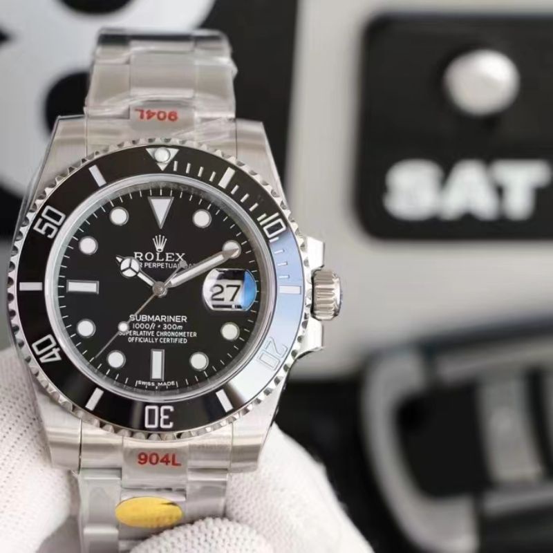 Jam Tangan Pria Merk Rolex Submariner Hulk Swiss Automatic Free Box Original