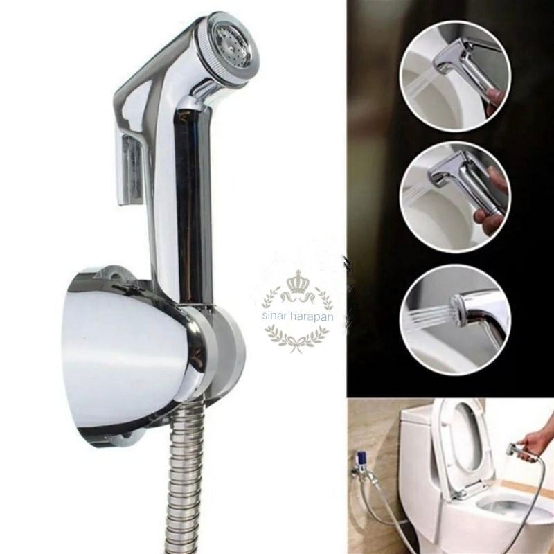 Jet Shower Kloset Toilet Closet Cebok WC Semprotan Duduk Kamar Mandi