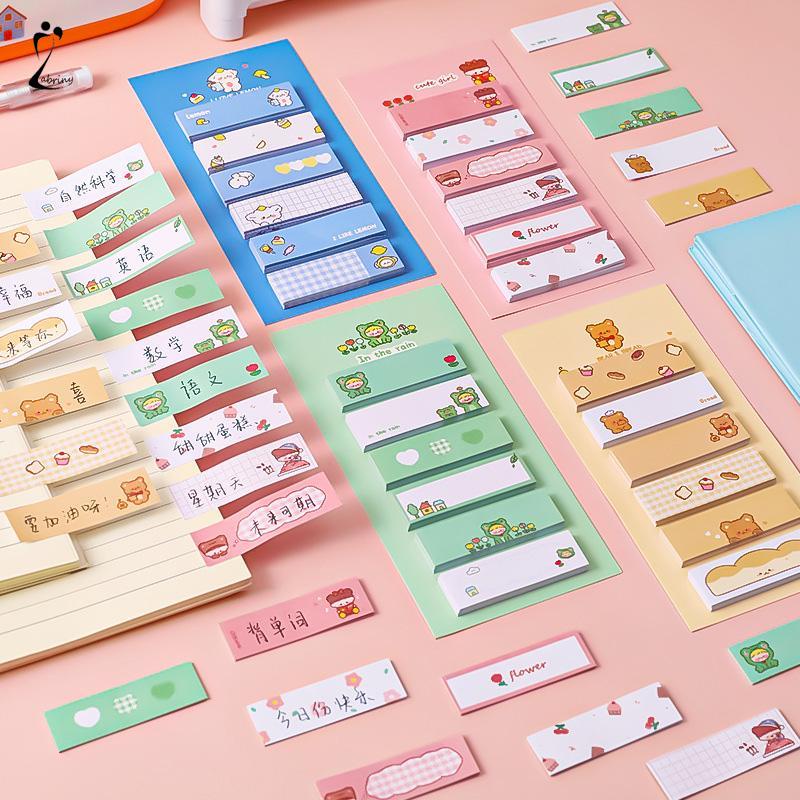 

Gadis kartun menempel pada indeks siswa dengan petunjuk lucu untuk catatan kreatif Catatan Tempel Z