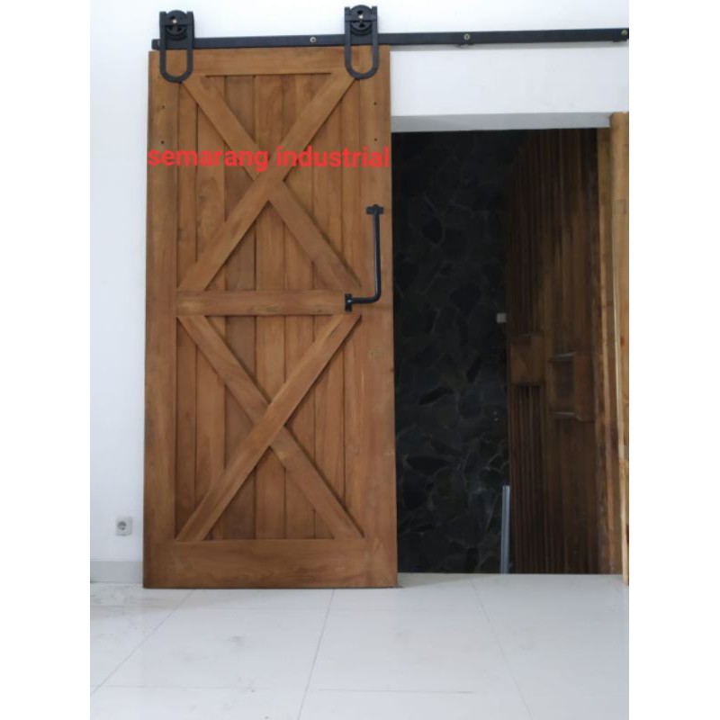 rel pintu geser/barn door/pintu sleding/sliding door tapal kuda