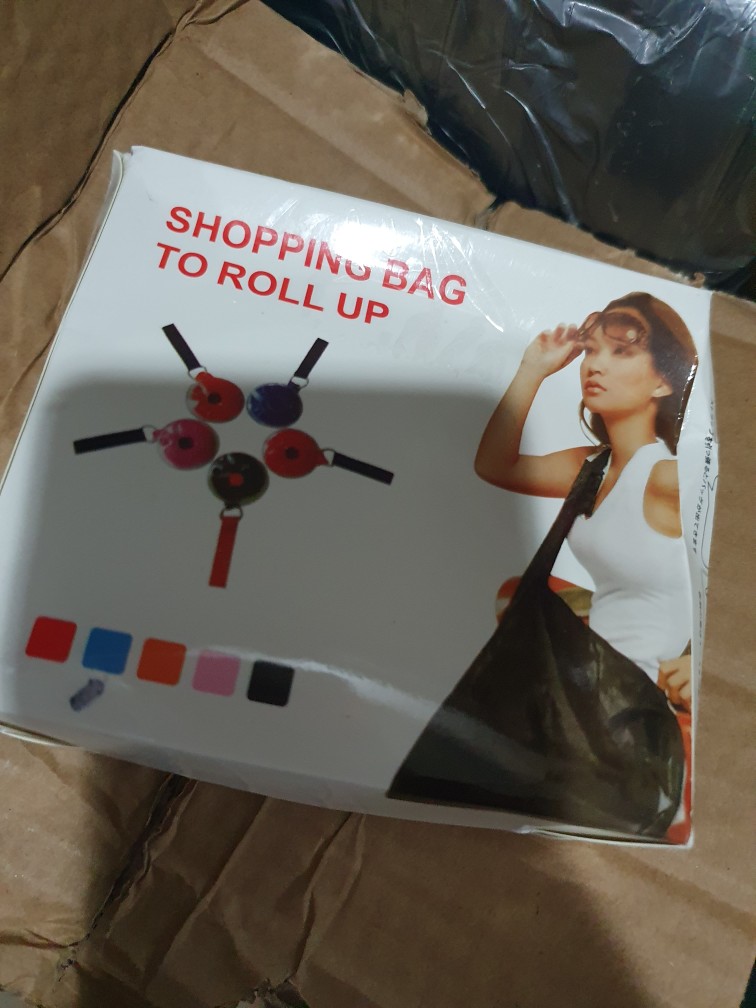 Tas Belanja Lipat Go Green Fashion Roll Up Shopping Bag