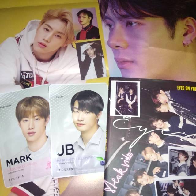 Eyes version GOT7 EYES ON YOU MARK JB JACKSON YUGYEOM IT'S SKIN ITS MASK SHEET MASKER PHOTOCARD PC