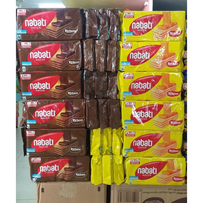nabati wafer richeese/keju & nabati wafer richoco/coklat 127gr PROMO BELI 3 LEBIH HEMAT
