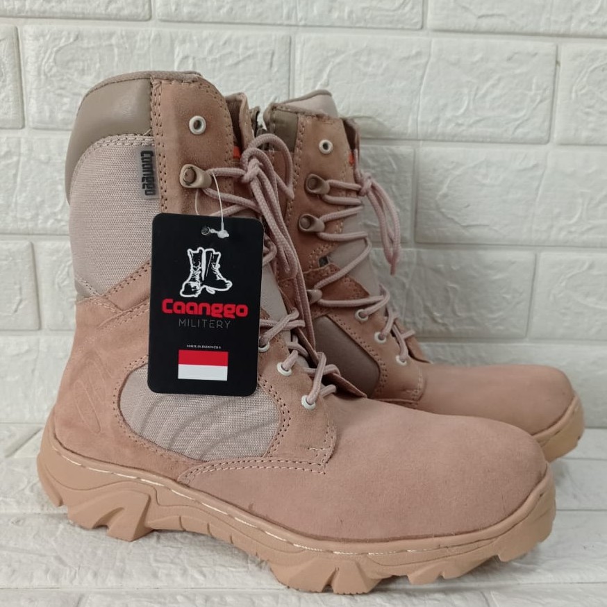 SEPATU SAFETY BOOTS PRIA WANITA MODERN SAFETY KULIT 8inc