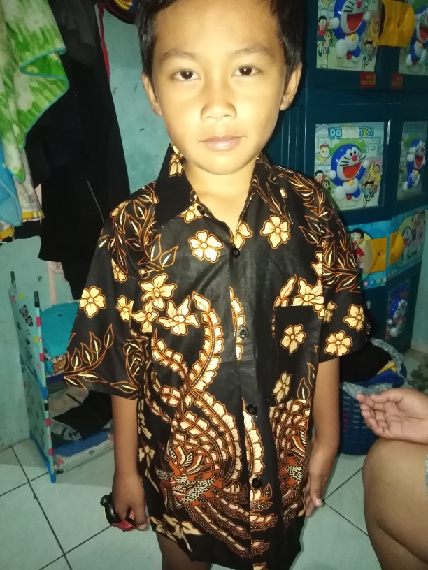 Batik Couple Sania Ruffle Ori Ndoro Jowi Dnt