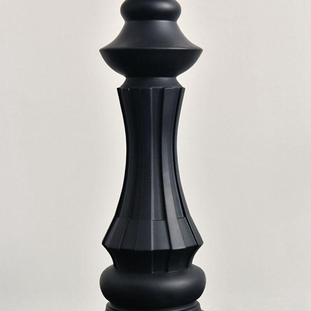 Patung Catur QUINTON Resin Internasional Chessmen Statue King Knight Queen Dekorasi Kabinet Papan Potongan Catur Dekorasi Desktop Rumah