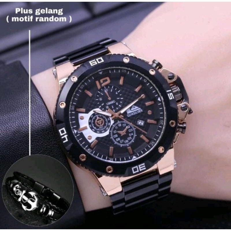 Jam Tangan QuicksiIver Stainliss Steel Jam Tangan Best Seller