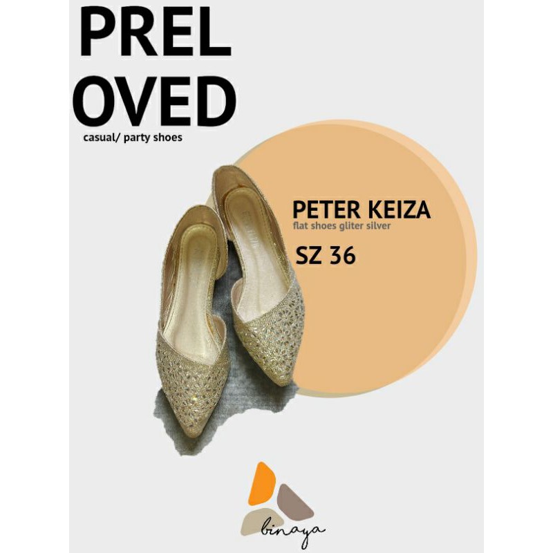 Thrift Preloved Sepatu Flat Shoes Peter Keiza