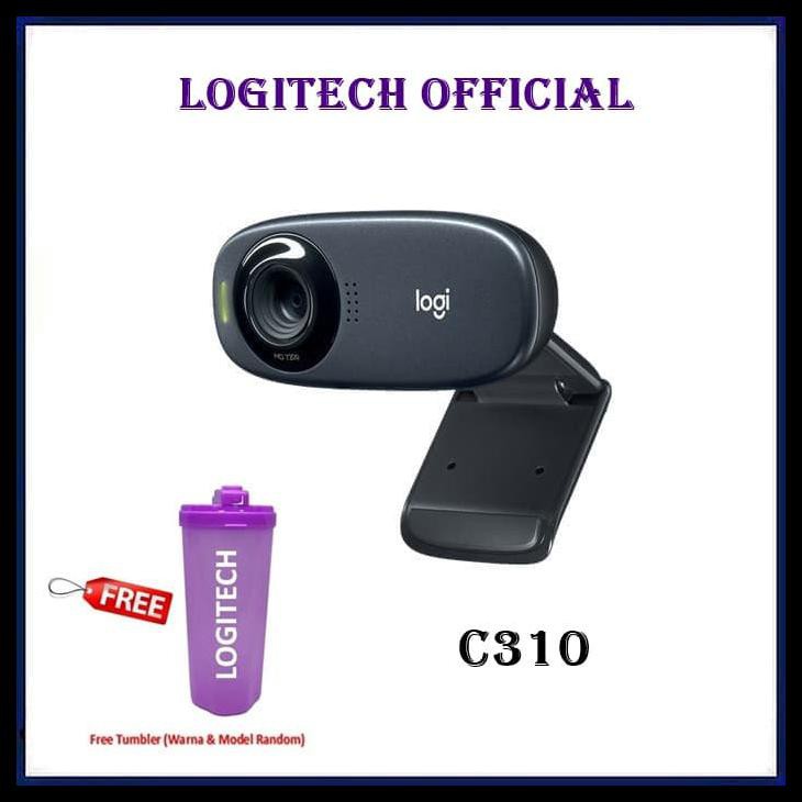 Logitech C310 HD Webcam 720p - Kualitas Gambar Tinggi untuk Video Conference