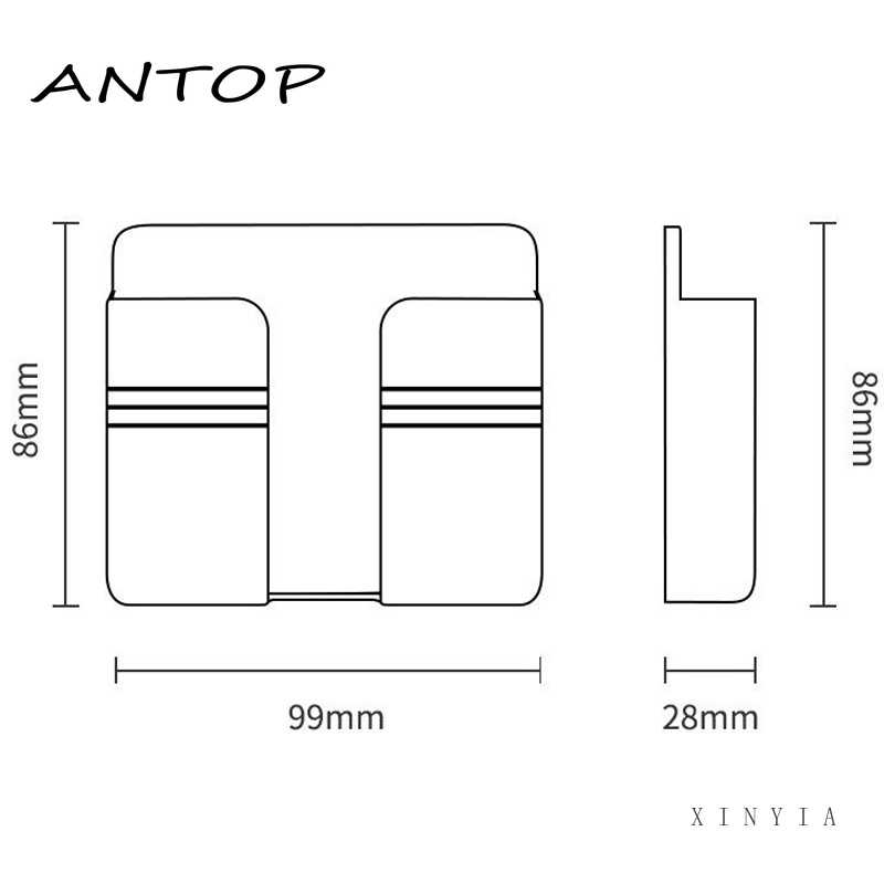 Dudukan Remote Control Telepon Terpasang di Dinding Universal ANTOP