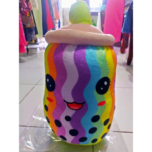 Boneka Boba Pelangi LED#Boneka kekinian