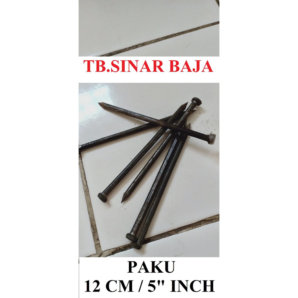 Paku Kayu 12 CM per Kg / Paku 5" inch