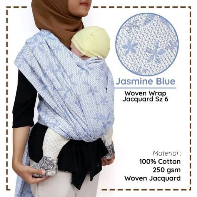 CUDDLEME Woven Wrap Jacquard Baby Wrap Gendongan Bayi Cuddle Me