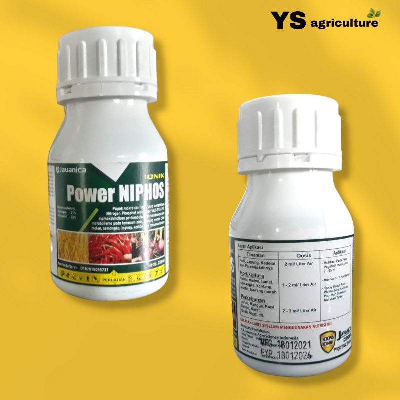 Pupuk macro cair Power NIPHOS 250 ML