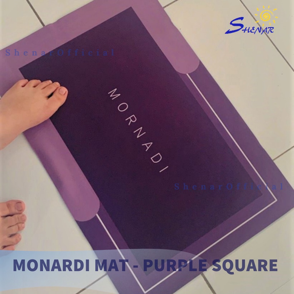 KESET DIATOMITE BUNDAR KESET KAKI KAMAR MANDI SERAP AIR ANTI BAU BAKTERI / ANTI SLIP MONARDI MOTIF LUCU