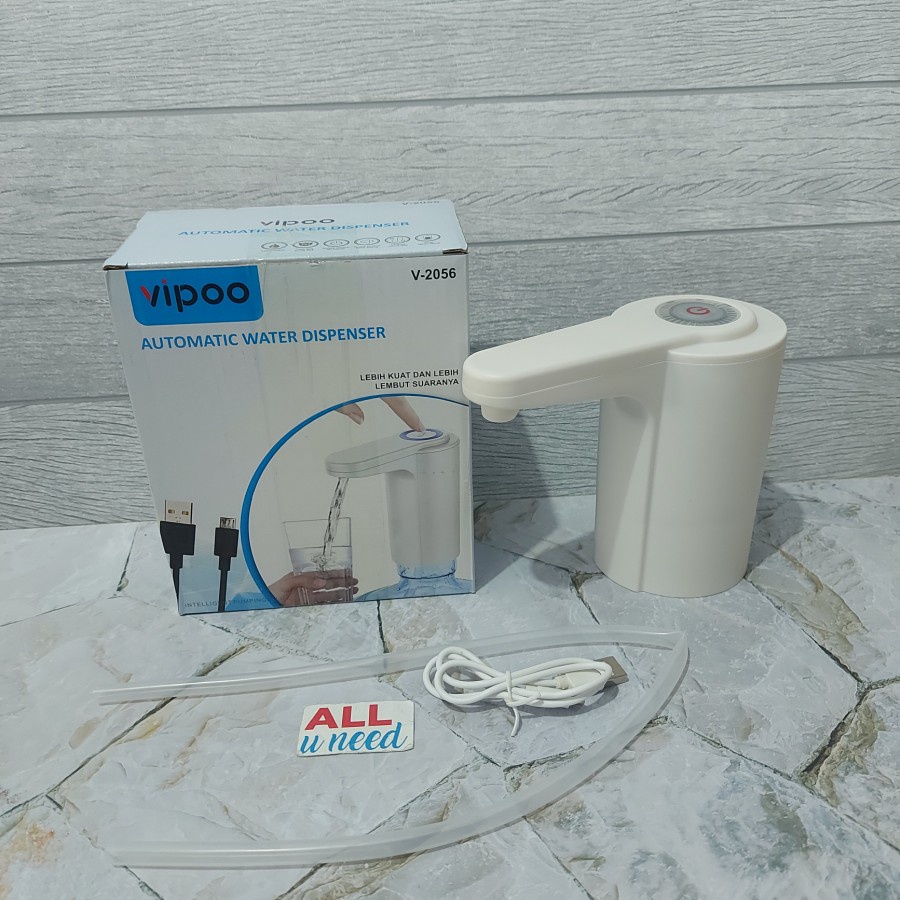 TERLARIS - Pompa Galon Dispenser Pump USB / Pompa Air Minum Elektrik Otomatis Electric Water FLECO V-2056 / Pompa Galon Dispenser Air Minum Charge Usb Gallon Pump FLECO V 5056 | FMS