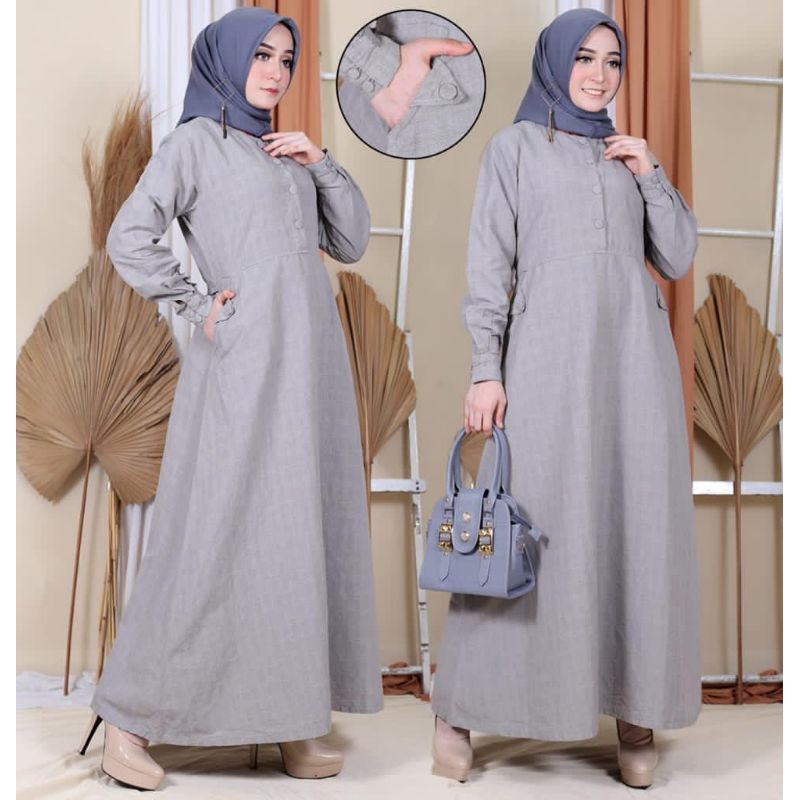 Gamis premium AFAZI fashion l gamis original l fashion muslim l COD l