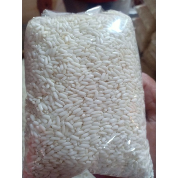 

ketan putih bersih ukurann setengah liter kak