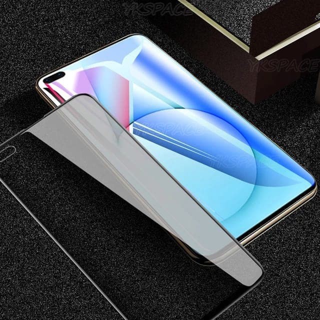 OPPO RENO 5 RENO 5 5G RENO 4 RENO 4F ANTI GORES CERAMIC LENTUR SPY PRIVACY, ANTI PECAH SCREEN PROTECTOR HITAM GELAP PELINDUNG LAYAR