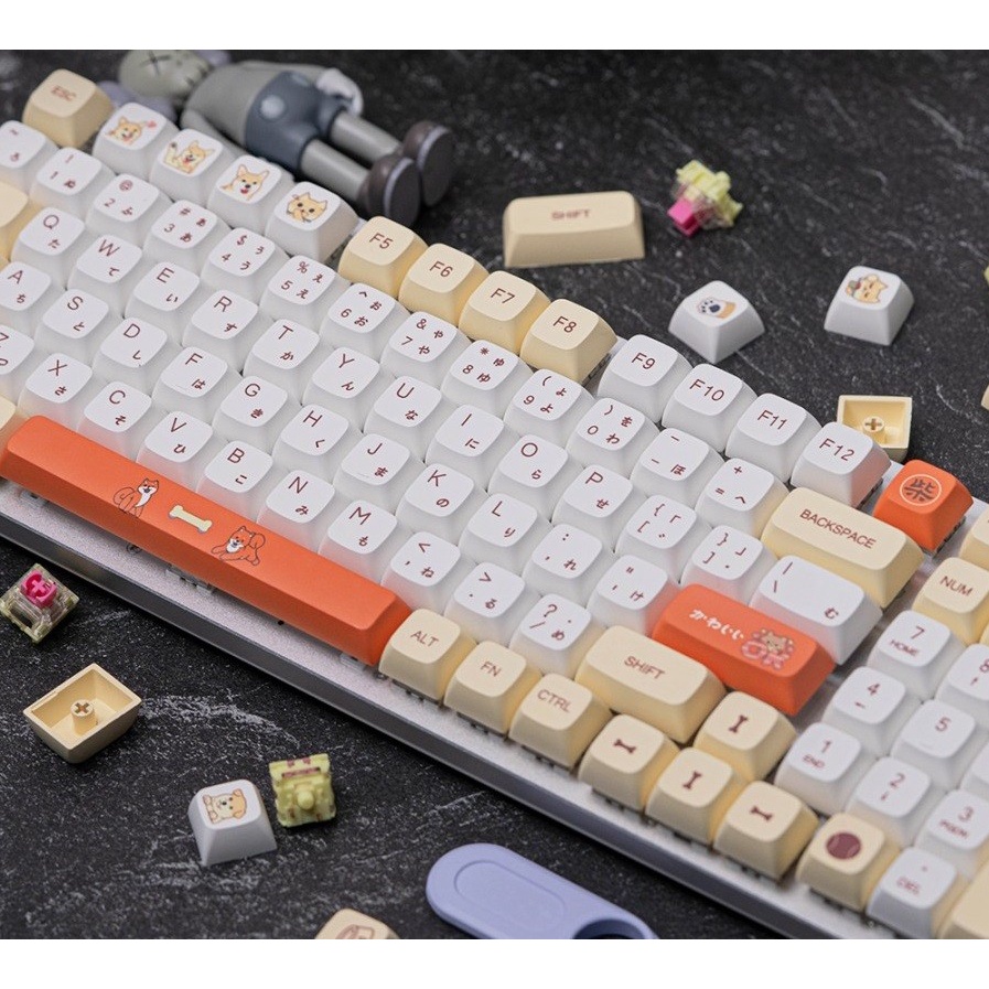 Yiqi Milk Purple PBT Dye-sub Keycaps 139 set XDA Profile