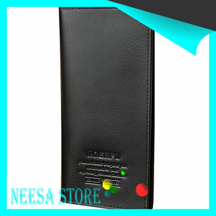 Dompet pria Dompet panjang Dompet kulit Dompet murah Dompet cowok Dompet original B024 WOERFU