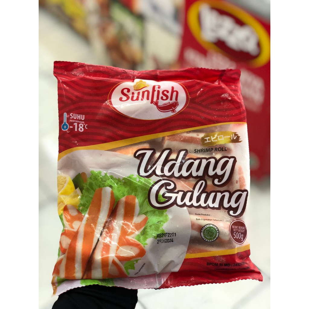 

SUNFISH SHRIMP ROLL/UDANG GULUNG 500GR