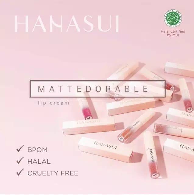 NEW LIP CREAM MATTE HANASUI MATTEDORABLE