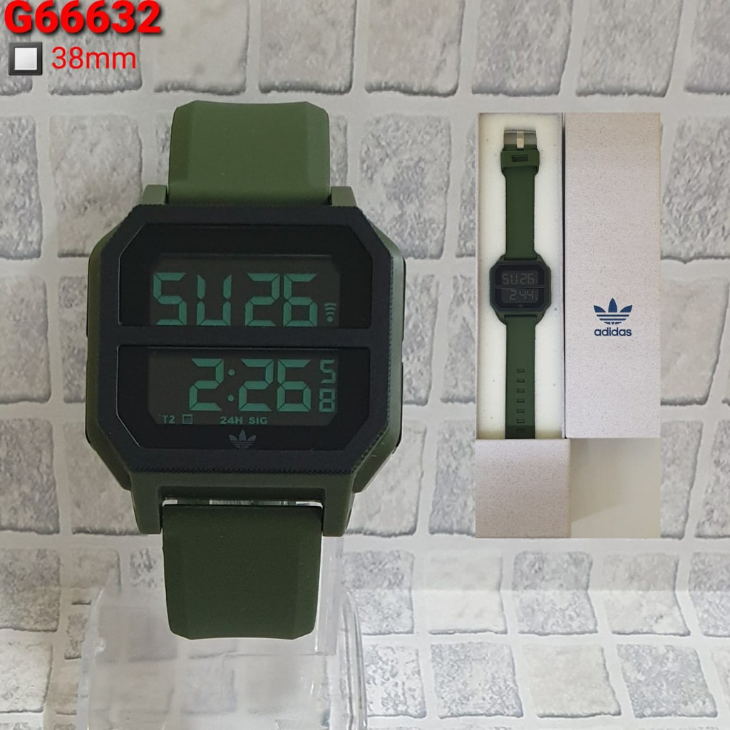 Jam Tangan Pria Sporty Digital Anti Air ADIDAS