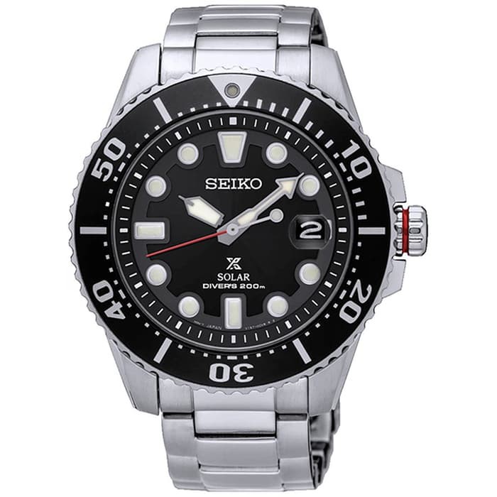 Seiko Prospex SNE437P1 Solar Divers 200M Black Dial