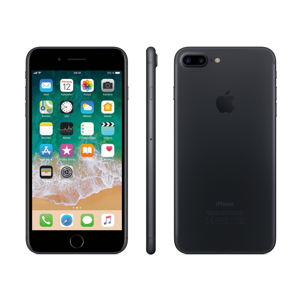 Apple Iphone 7 Plus 32gb Black Matte Garansi 1 Tahun Free Baseus